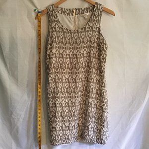 Silky Dress w/ Aztec Design